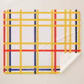 Couverture Sherpa New York | Piet Mondrian | (Devant (Horizontal))