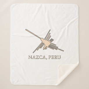 Couverture Sherpa Newsprint de Nazca Hummingbird