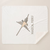 Couverture Sherpa Newsprint de Nazca Hummingbird (Devant (Horizontal))