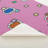 Couverture Sherpa nice flowers (3/4)