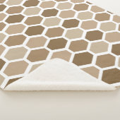 Couverture Sherpa Nid d'abeille dans le sable (3/4)