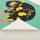 Couverture Sherpa Niffler Flottant Avec Or (3/4)