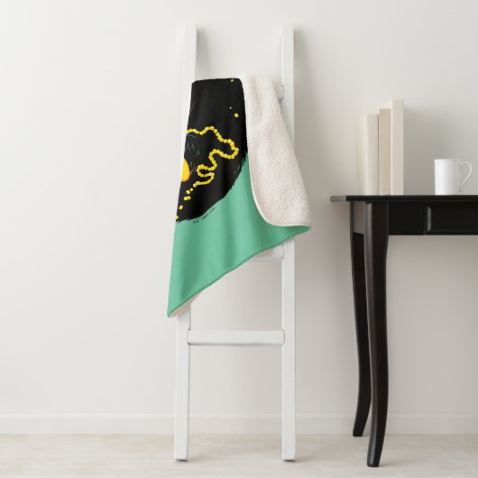 Couverture Sherpa Niffler Flottant Avec Or (En situation)