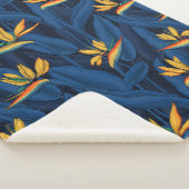 Couverture Sherpa Night bird of Paradise garden 2 (3/4)