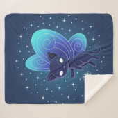 Couverture Sherpa Night Star Fairy Pixie Cat (Devant (Horizontal))