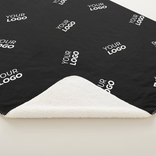 Couverture Sherpa N'importe quel logo ou image téléchargée | Motif d (3/4)