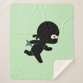 Couverture Sherpa Ninja minuscule en vert (Devant)