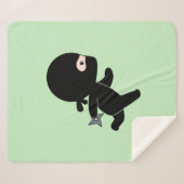 Couverture Sherpa Ninja minuscule en vert (Devant (Horizontal))