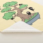 Couverture Sherpa Ninjas minuscules en bonsaï sur jaune (3/4)