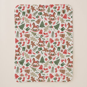 Couverture Sherpa Noël