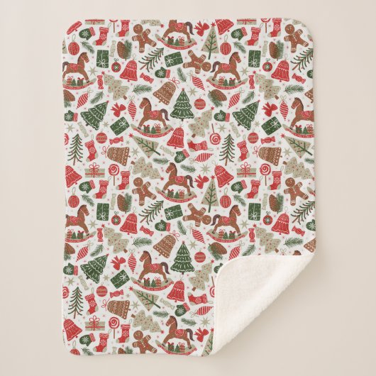 Couverture Sherpa Noël (Devant)
