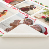 Couverture Sherpa Noël à la plage 5 Photo Collage moderne (3/4)