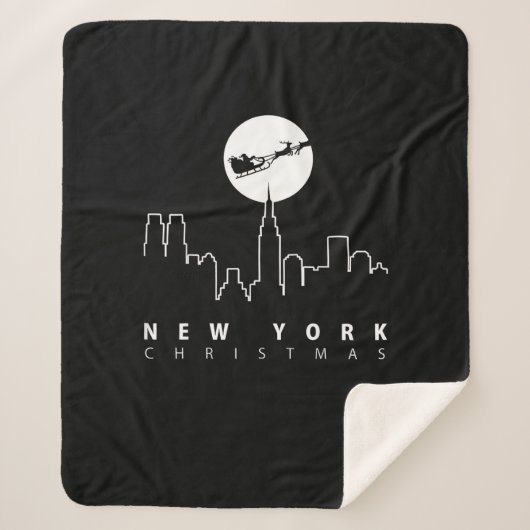 Couverture Sherpa Noël à New York (Devant)