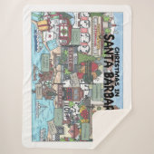 Couverture Sherpa Noël à Père Noël Barbara (Devant)