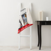 Couverture Sherpa Noël Animaux 3 Galerie Photo Tartan Personnalisé (En situation)