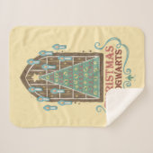 Couverture Sherpa Noël chez HOGWARTS™ - Graphique de cookies (Devant (Horizontal))