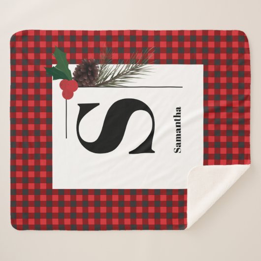 Couverture Sherpa Noël de Noël de Noël de Noël (Devant (Horizontal))