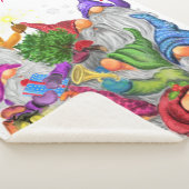 Couverture Sherpa Noël Gnome Baby Sherpa Blanket (3/4)
