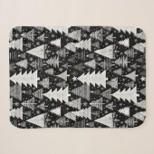 Couverture Sherpa Noël monochrome (Devant (Horizontal))