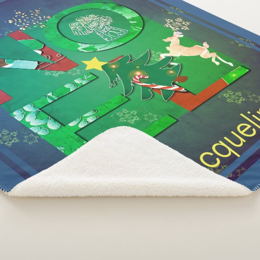 Couverture Sherpa Noël Noel Sherpa Blanket (3/4)