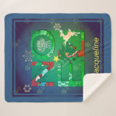 Couverture Sherpa Noël Noel Sherpa Blanket (Devant (Horizontal))