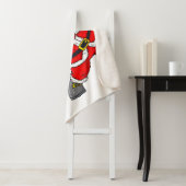 Couverture Sherpa Noël Santa Claus Baseball Pitcher Boys T Enfants (En situation)