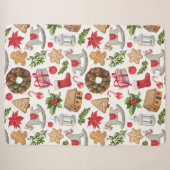 Couverture Sherpa Noël Sherpa Blanket (Devant (Horizontal))