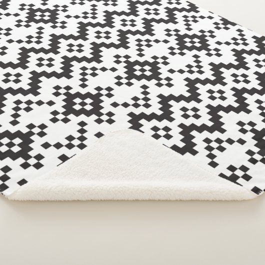 Couverture Sherpa Noël Snowflakes Fair Isle Seamless Patternart (3/4)