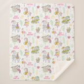 Couverture Sherpa Noël tropical mignon (Devant)