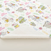 Couverture Sherpa Noël tropical mignon (3/4)