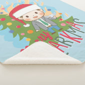 Couverture Sherpa Noël vacances Joyeux Clarkmas (3/4)