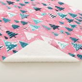 Couverture Sherpa Noëls roses (3/4)