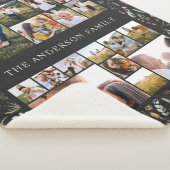 Couverture Sherpa noir moderne élégant 17 photo pampas botanique fle (3/4)