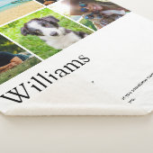 Couverture Sherpa Nom de famille Définition Collage photo Amusant (3/4)