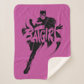 Couverture Sherpa Nom de la brosse d'encre Batgirl (Devant)