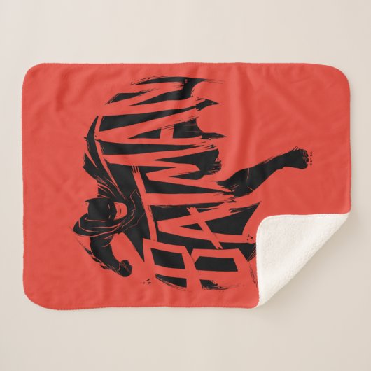 Couverture Sherpa Nom de la brosse d'encre Batman (Devant (Horizontal))