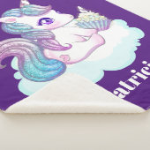 Couverture Sherpa Nom de la licorne de l'Imaginaire mignon (3/4)