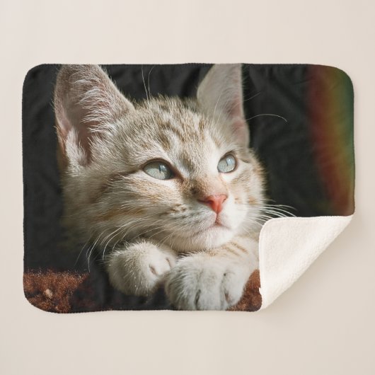 Couverture Sherpa Nom de la photo de l'animal (Devant (Horizontal))