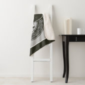 Couverture Sherpa NOM DE Patinage Personnalisé Skull Skateboard Skat (En situation)