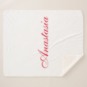 Couverture Sherpa Nom d'écriture professionnelle classique personnal (Devant (Horizontal))