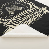 Couverture Sherpa Nom du joueur de badminton personnalisé Racquet Sp (3/4)