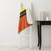 Couverture Sherpa Nom et monogramme personnalisés (En situation)