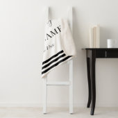 Couverture Sherpa Nom et prénom personnalisés M. et Mme Gift (En situation)