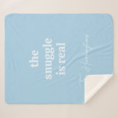 Couverture Sherpa Nom et texte personnalisés (Devant (Horizontal))