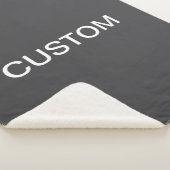 Couverture Sherpa Nom modifiable en gras moderne, entreprise ou marq (3/4)