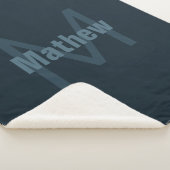 Couverture Sherpa Nom modifiable moderne (3/4)