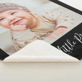 Couverture Sherpa Nom Personnalisé Et Photo Personnalisée (3/4)