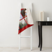 Couverture Sherpa Nom personnalisé et typographie de collage photo (En situation)