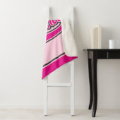 Couverture Sherpa NOM personnalisé Gymnaste Split Leap Gymnastique (En situation)