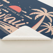 Couverture Sherpa Nom personnalisé Hawaii (3/4)
